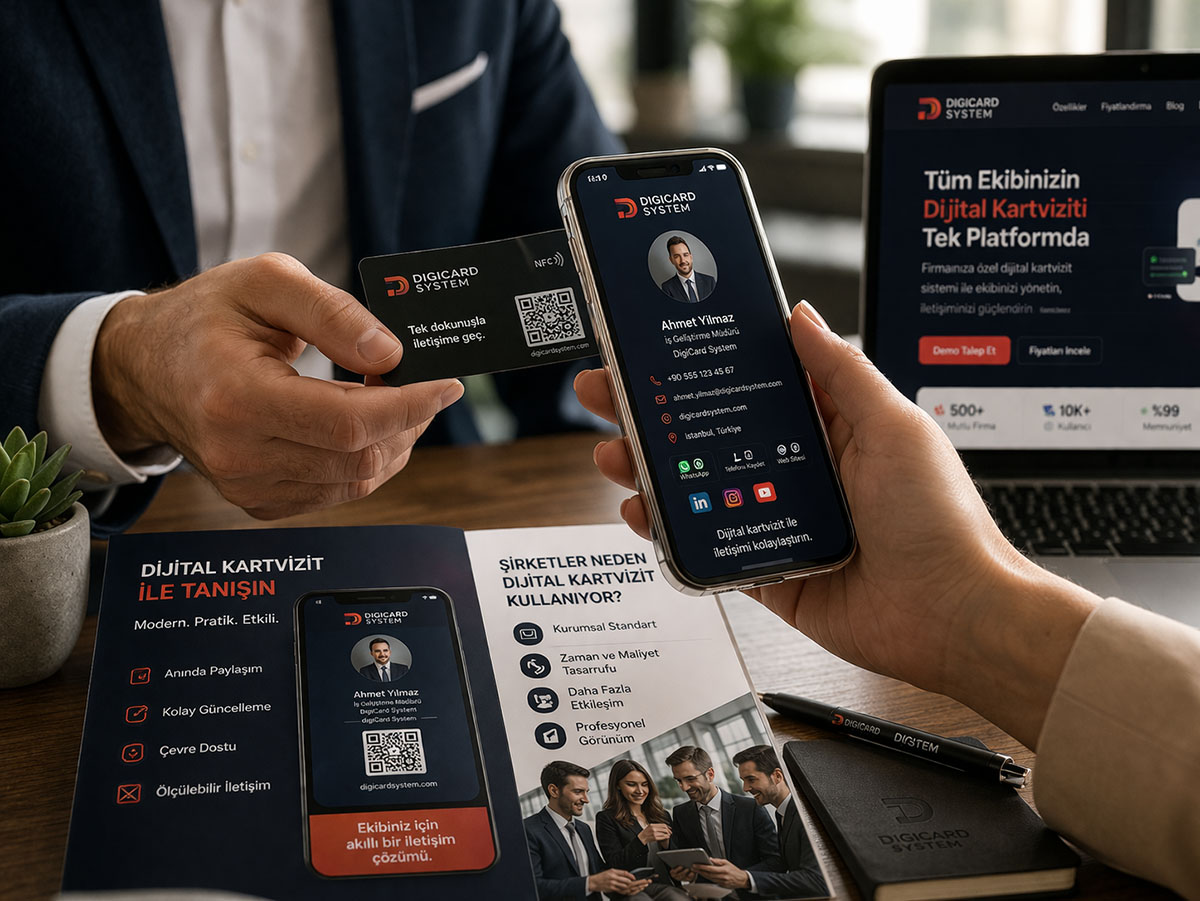 Dijital Kartvizit Nedir? Şirketler İçin Avantajları, Kullanım Alanları ve Neden Artık Zorunlu Hale Geldi